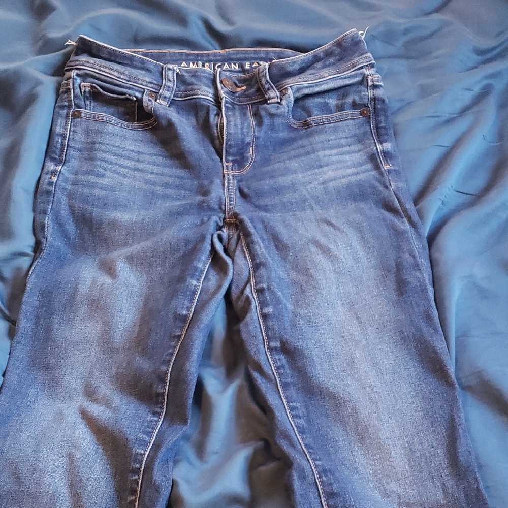 American Eagle Outfitters Women's Blue Jeans